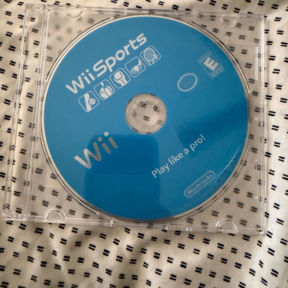 Nintendo Wii Sports Game Disc - Blue